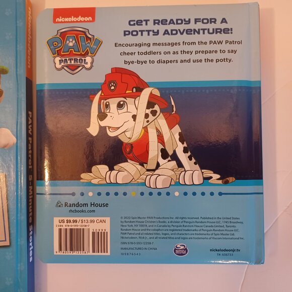 Paw Patrol Book Bundle 5-Minute Stories & Potty Patrol Nickelodeon Books - Picture 14 of 14